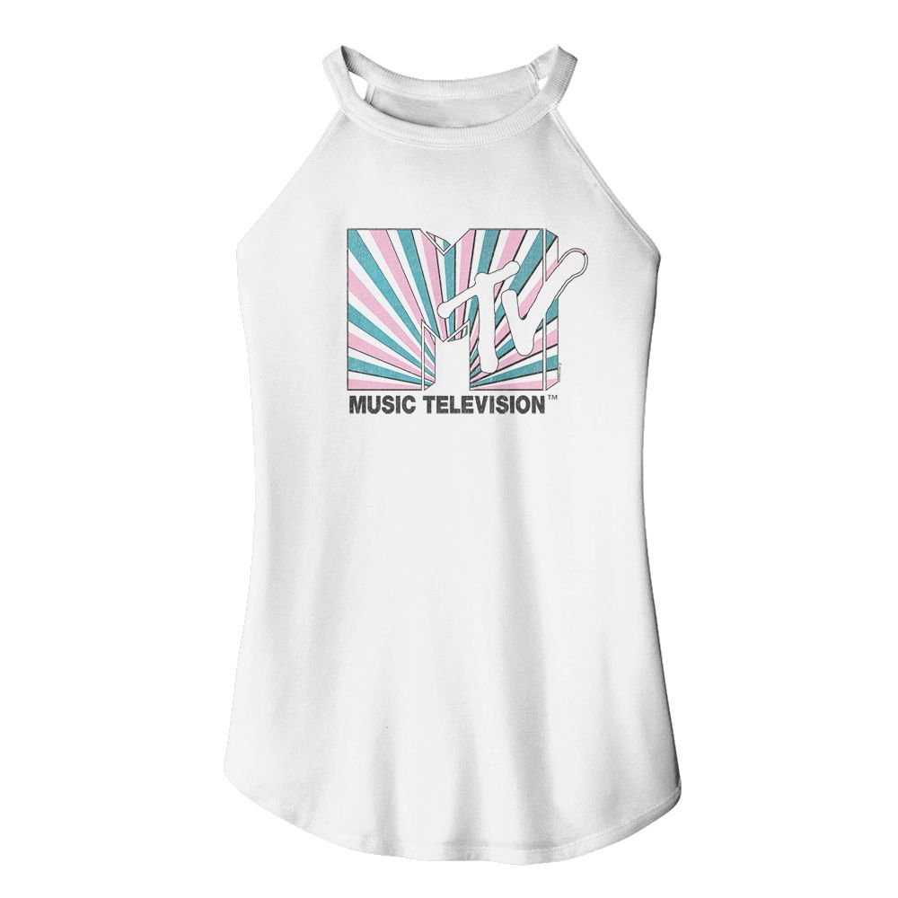 MTV Eye-Catching ROCKER Tank Top, Stripes