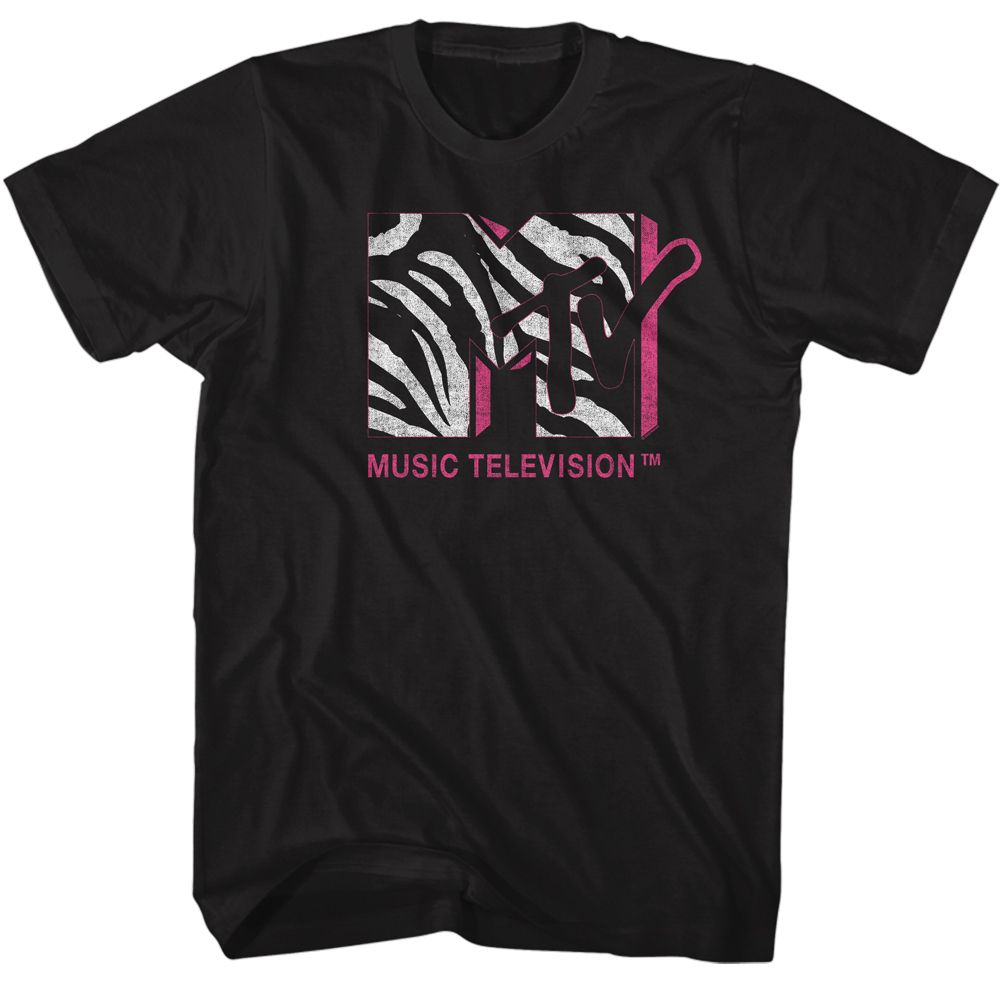 MTV Eye-Catching T-Shirt, Zebra