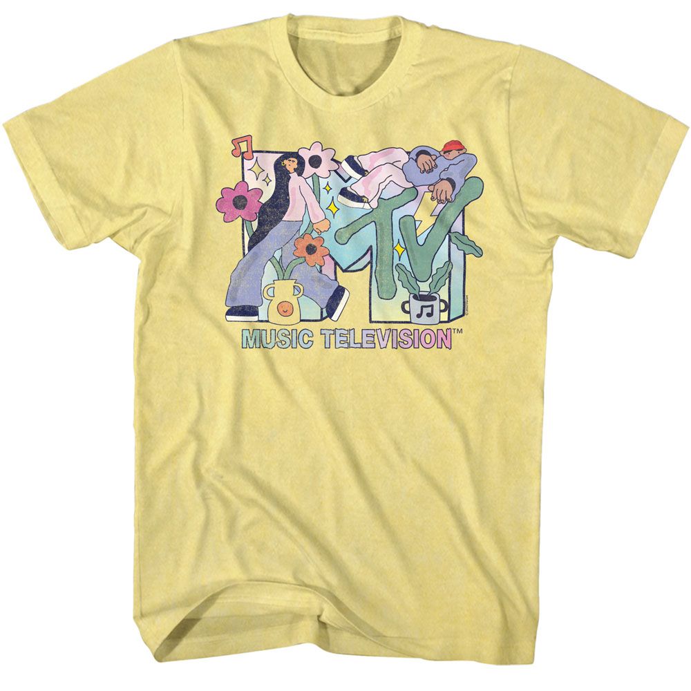 MTV Eye-Catching T-Shirt, Gradient