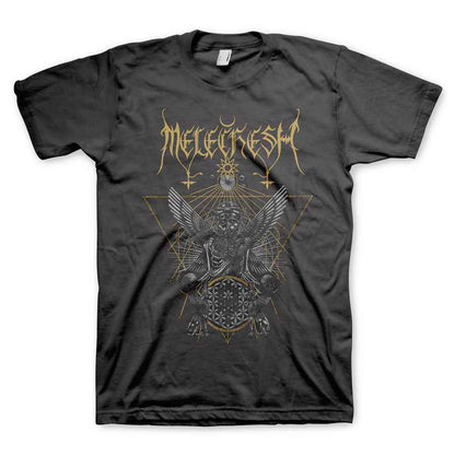 MELECHESH Powerful T-Shirt, Triangular Wings Black