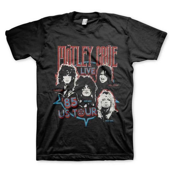MOTLEY CRUE Powerful T-Shirt, Live 85