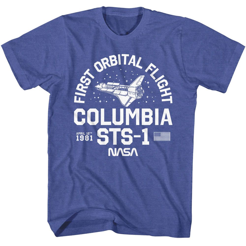 NASA Unisex T-Shirt, Columbia Sts 1