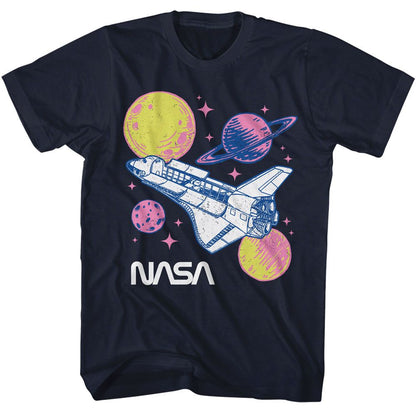 NASA Unisex T-Shirt, Nasa Pastel Planets