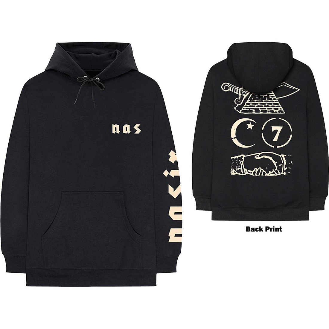 NAS Attractive Hoodie, Symbols