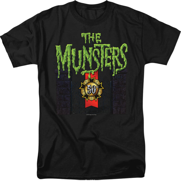 THE MUNSTERS Famous T-Shirt, 50 Year Logo