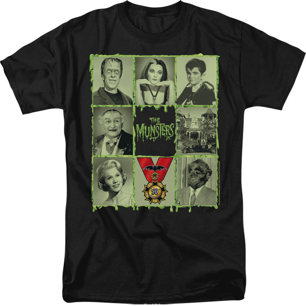 THE MUNSTERS Famous T-Shirt, Blocks