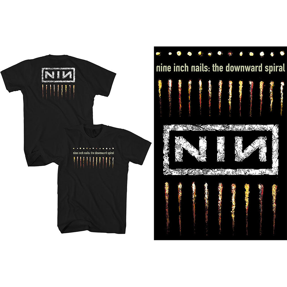 NINE INCH NAILS Attractive T-Shirt, Downward Spiral