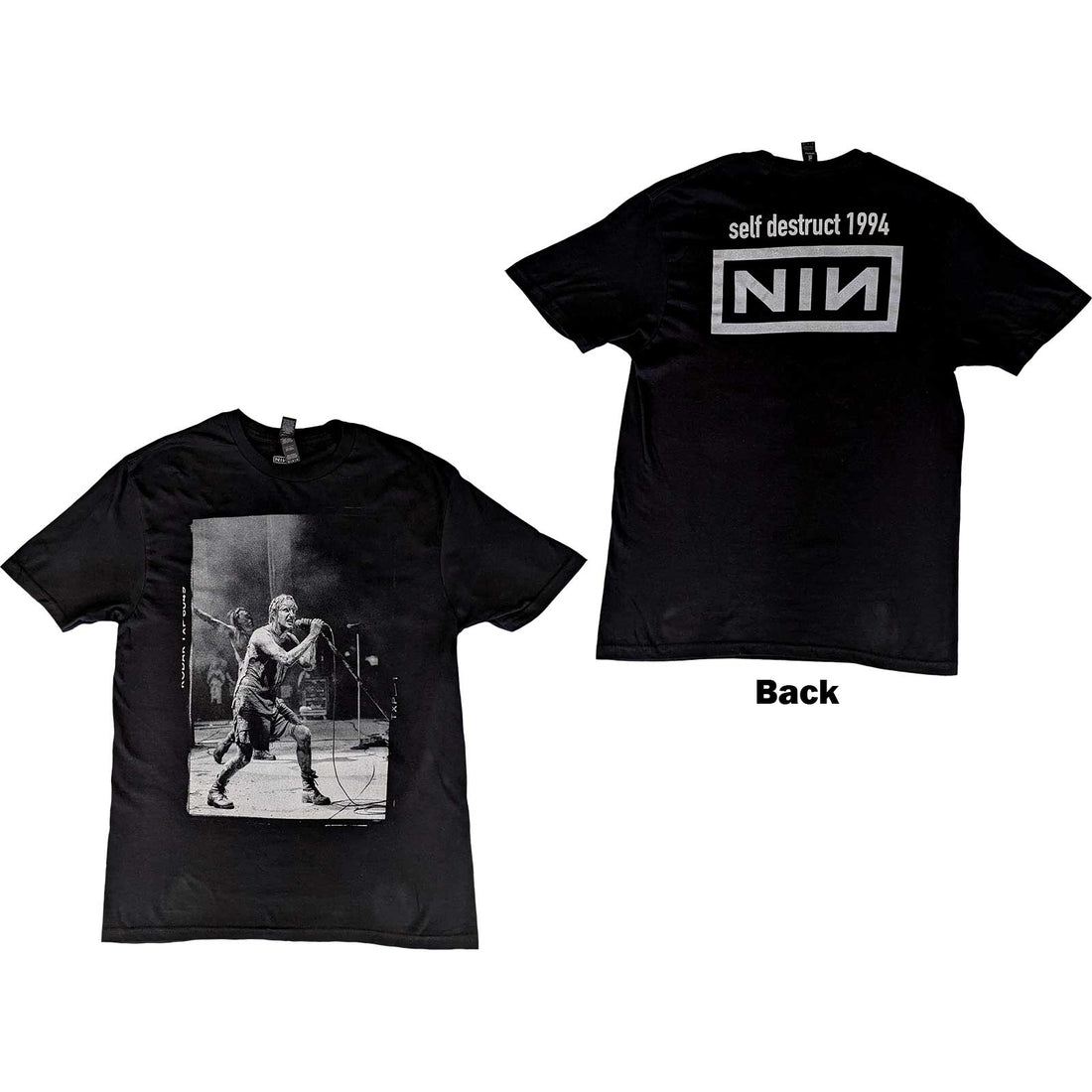 NINE INCH NAILS Attractive T-Shirt, Self Destruct &