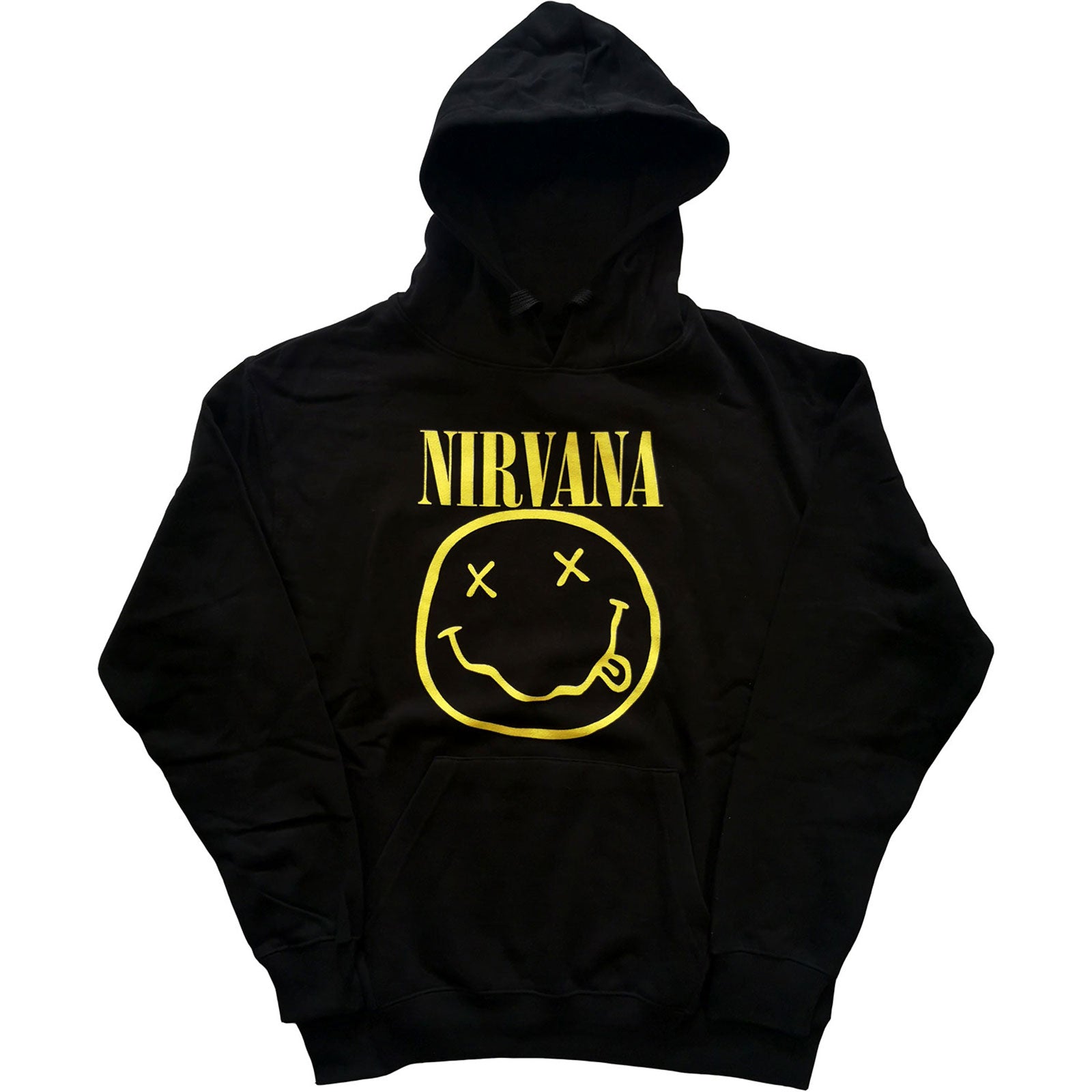 NIRVANA Attractive Hoodie, Yellow Happy Face