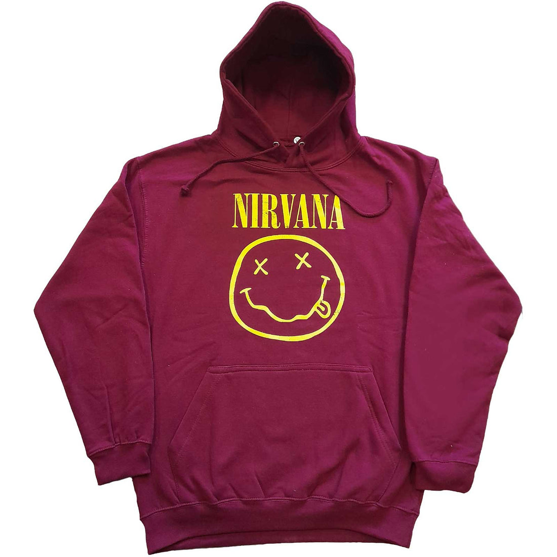 NIRVANA Attractive Hoodie, Yellow Happy Face