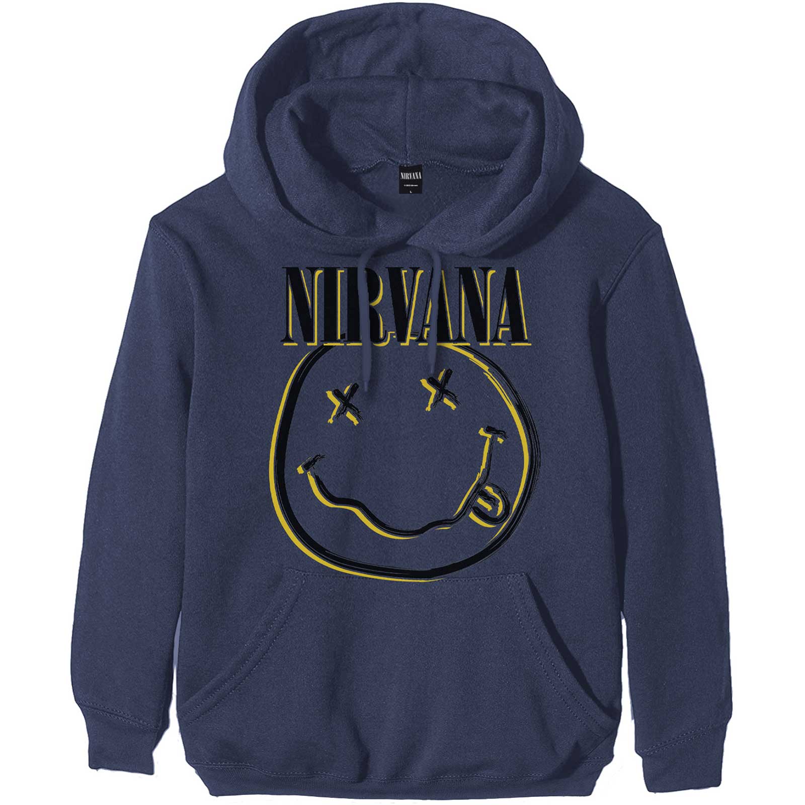 NIRVANA Attractive Hoodie, Inverse Happy Face