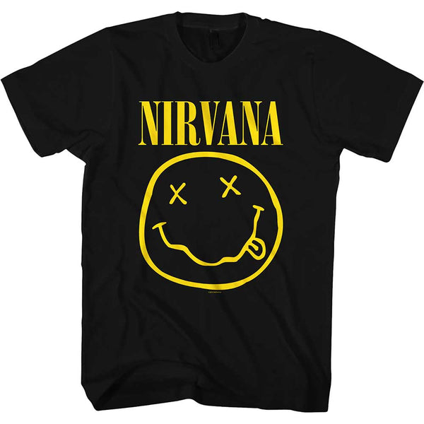 NIRVANA Attractive T-Shirt, Yellow Happy Face