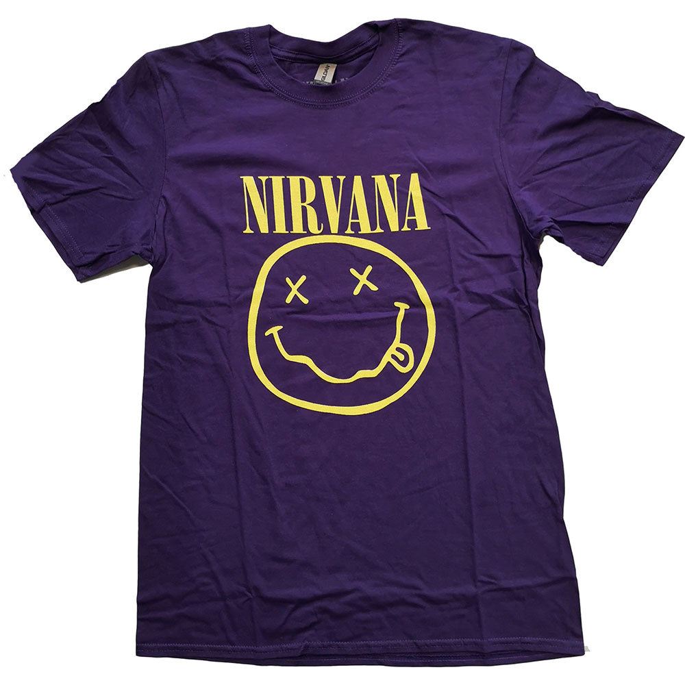 NIRVANA Attractive T-Shirt, Yellow Happy Face