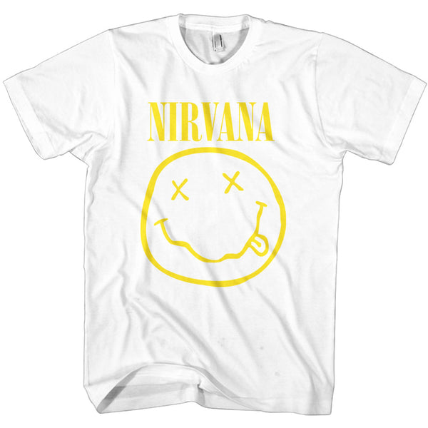 NIRVANA Attractive T-Shirt, Yellow Happy Face
