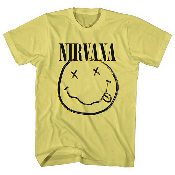NIRVANA Attractive T-shirt, Inverse Happy Face
