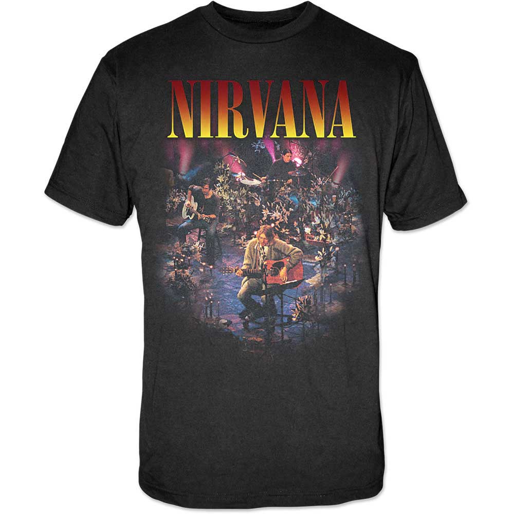 NIRVANA Attractive T-Shirt, Unplugged Photo