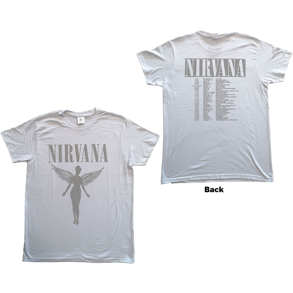 NIRVANA Attractive T-Shirl, In Utero Tour