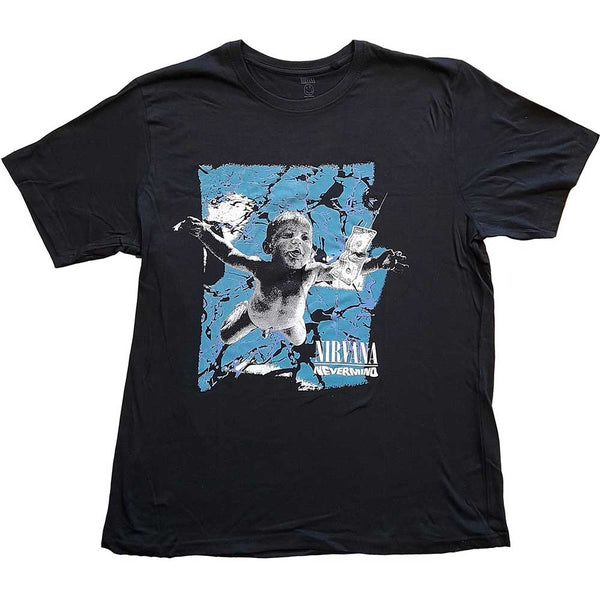 NIRVANA Attractive T-Shirt, Nevermind Cracked