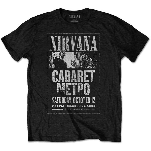 NIRVANA Attractive T-Shirt, Cabaret Metro