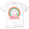 NIRVANA Attractive T-Shirt, Happy Face Rainbow