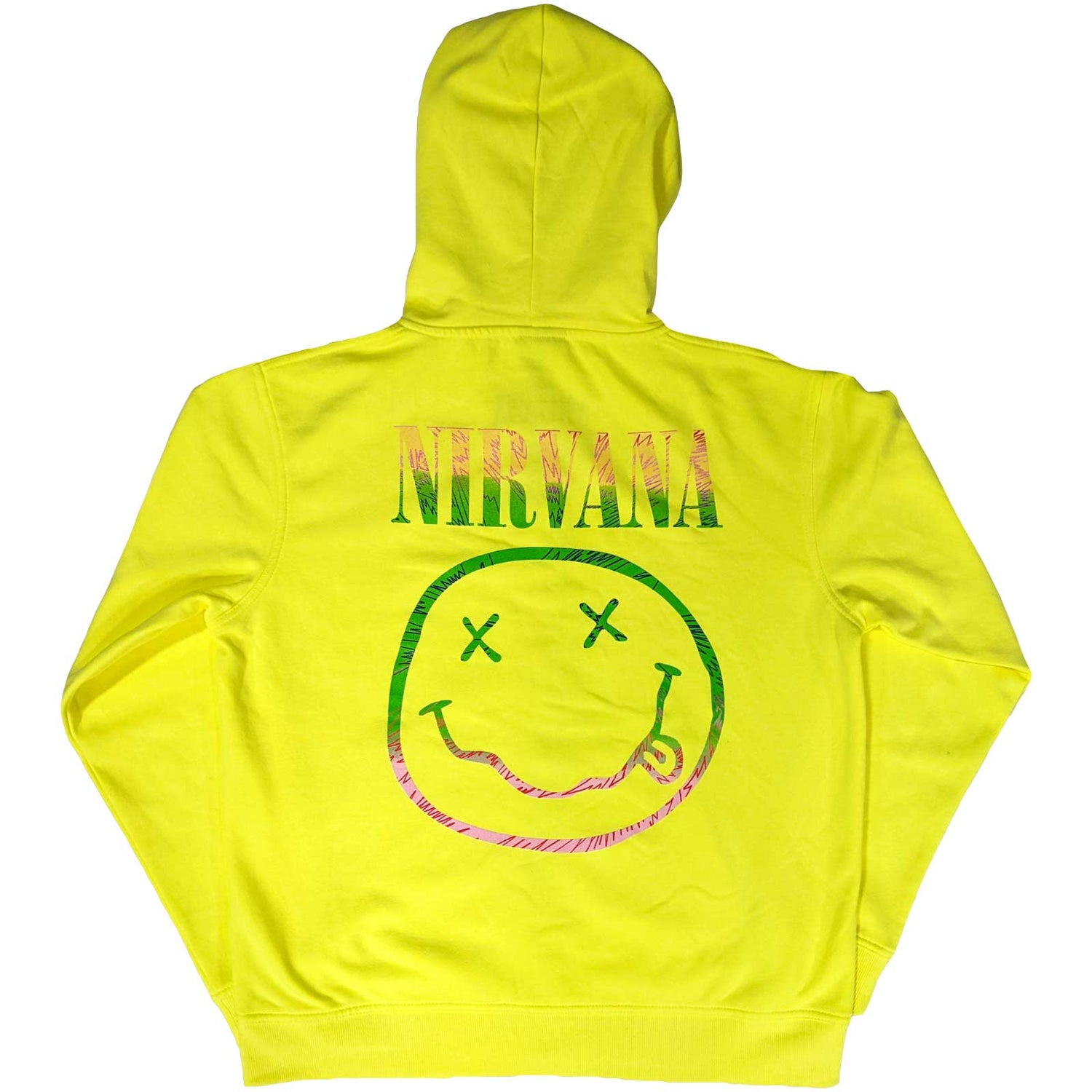 NIRVANA Attractive Hoodie, Sorbet Ray Happy Face