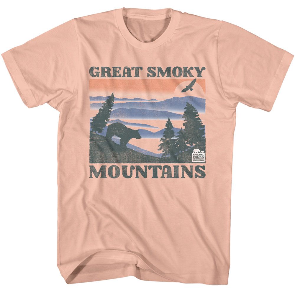 NPCA Eye-Catching T-Shirt, Gsm Bear And Mtns