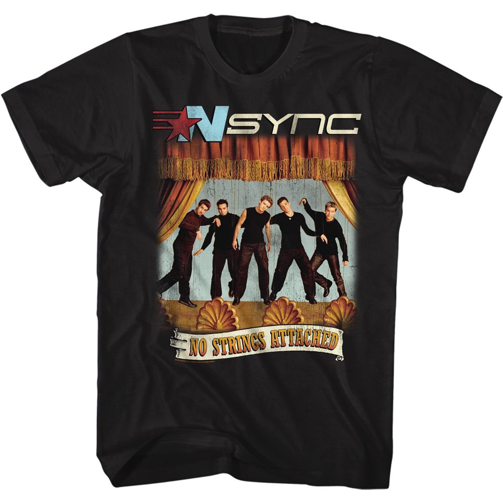 NSYNC Eye-Catching T-Shirt, No Strings No Words