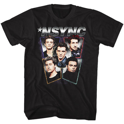 NSYNC Eye-Catching T-Shirt, Heads