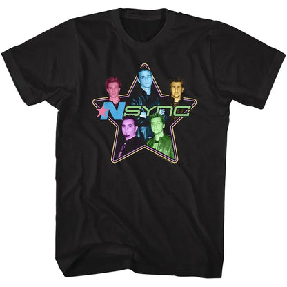 NSYNC Eye-Catching T-Shirt, Star Colors