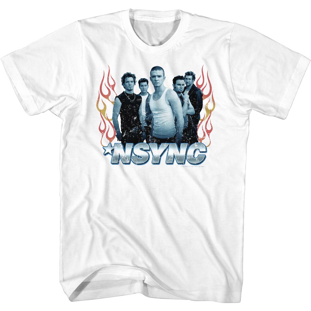 NSYNC Eye-Catching T-Shirt, Flames