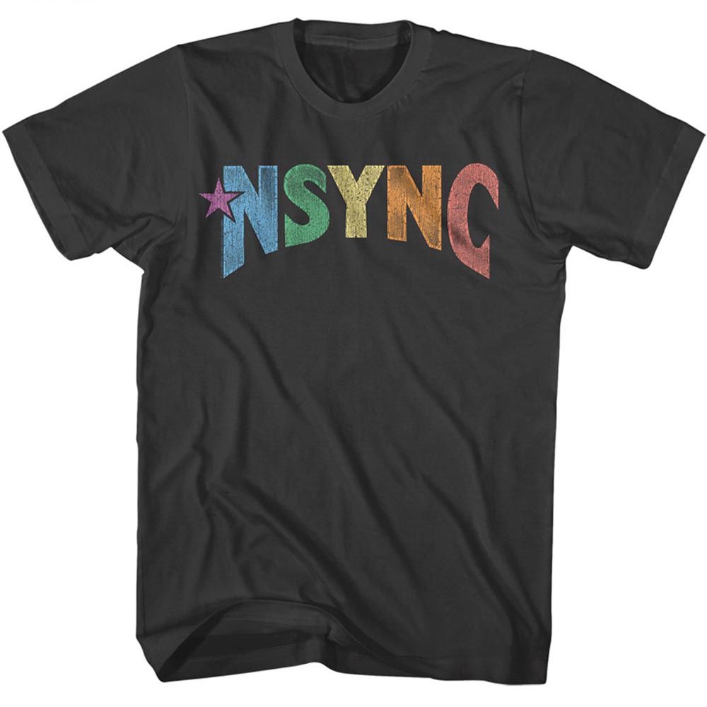 NSYNC Eye-Catching T-Shirt, Multi Color Logo2