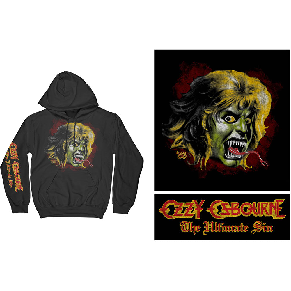 OZZY OSBOURNE Attractive Hoodie, Ozzy Demon