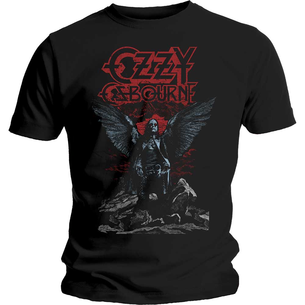 OZZY OSBOURNE Attractive T-Shirt, Angel Wings