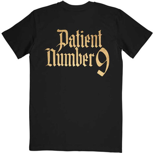 OZZY OSBOURNE Attractive T-Shirt, Patient No. 9 Gold Logo