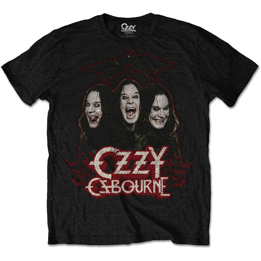 OZZY OSBOURNE Attractive T-Shirt, Crows &amp; Bars