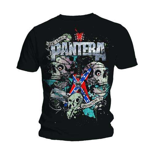 PANTERA Attractive T-Shirt, Texas Skull