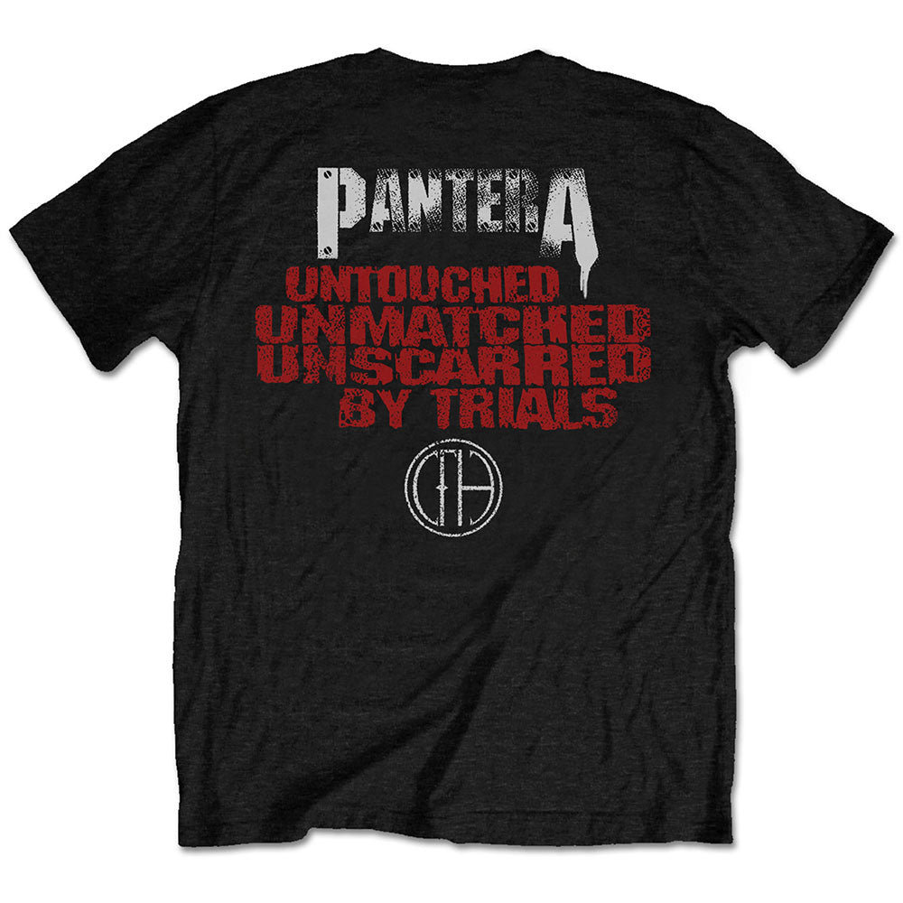 PANTERA Attractive T-Shirt, Horned Skull Stencil