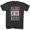 PANIC! AT THE DISCO Eye-Catching T-Shirt, Big Logo