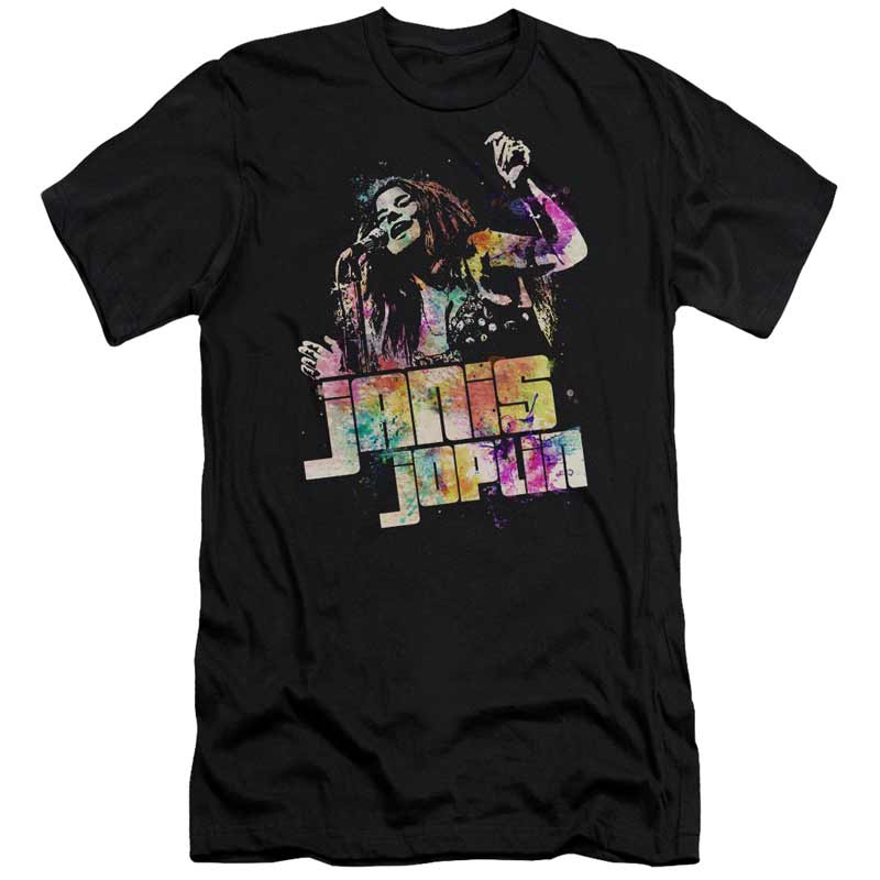 Premium JANIS JOPLIN T-Shirt, Pearl in Colors