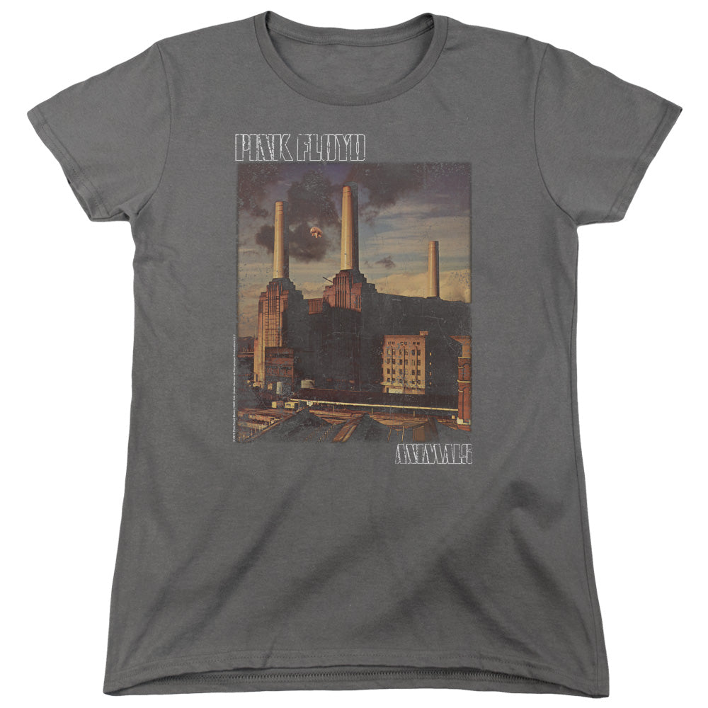 Women Exclusive PINK FLOYD Impressive T-Shirt, Faded Animals