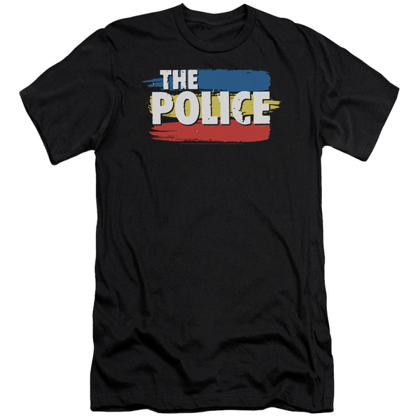 Premium THE POLICE T-Shirt, Stripes Logo