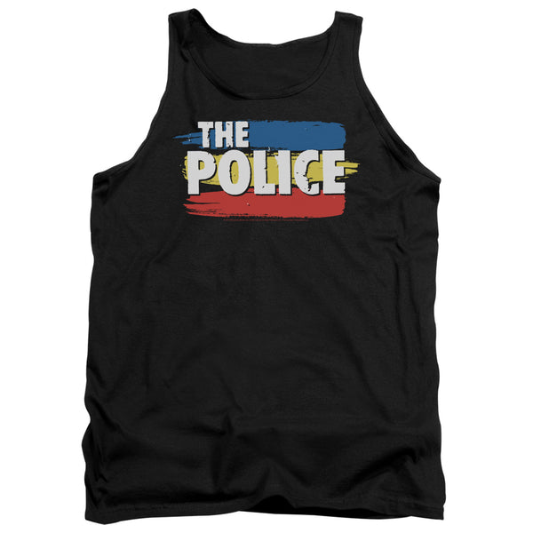 THE POLICE Impressive Tank Top, Stripes Logo