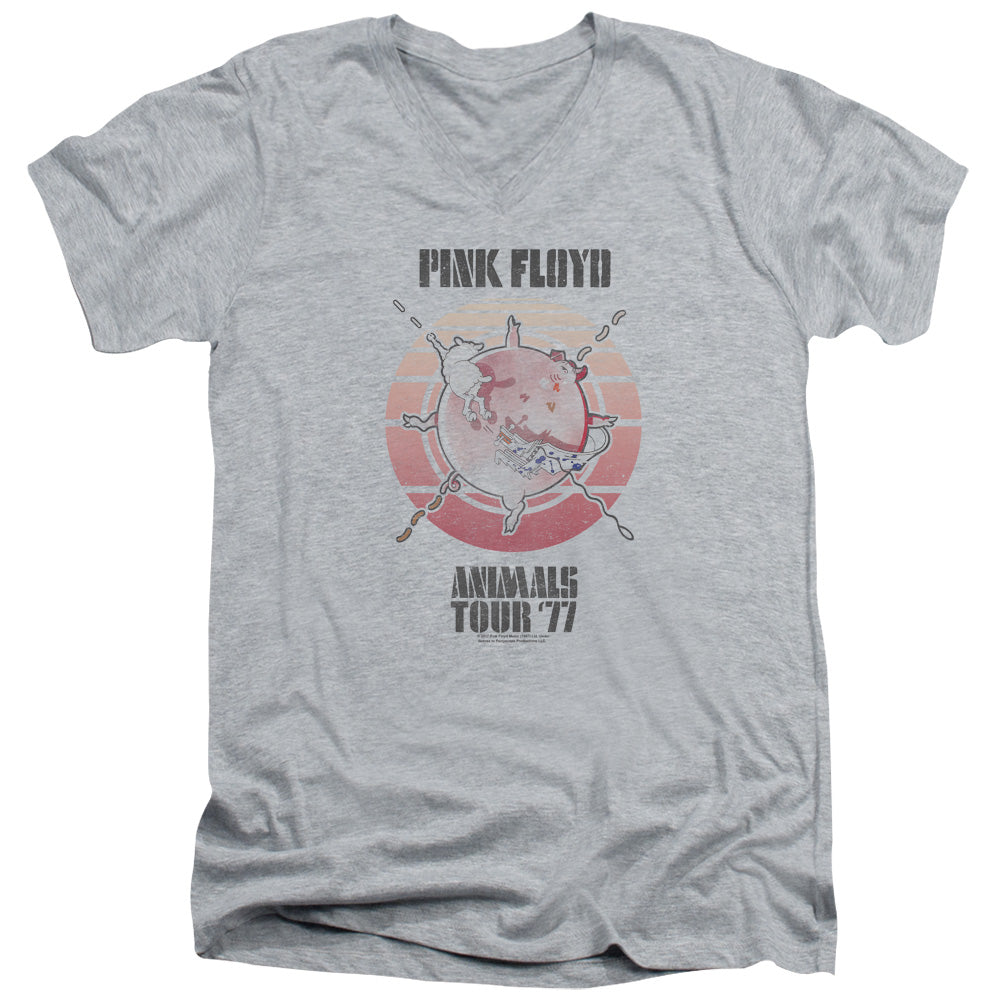 V-Neck PINK FLOYD T-Shirt, Animals Tour &