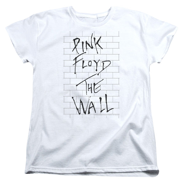 Women Exclusive PINK FLOYD Impressive White T-Shirt, The Wall 2