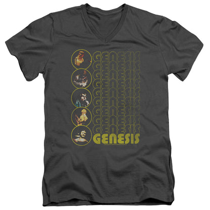 V-Neck GENESIS Charcoal T-Shirt, Carpet Crawlers