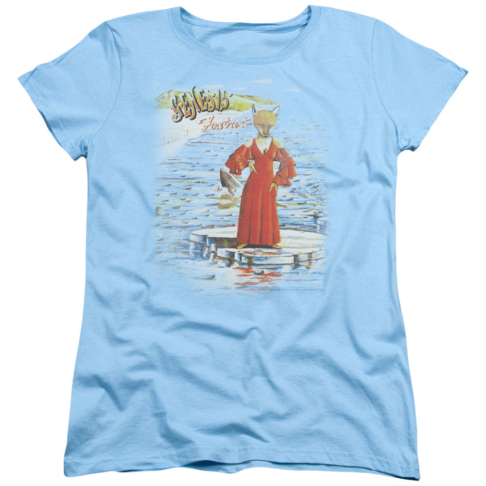 Women Exclusive GENESIS Impressive Light Blue T-Shirt, Foxtrot