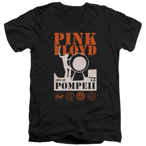V-Neck PINK FLOYD T-Shirt, Pompeii 1972