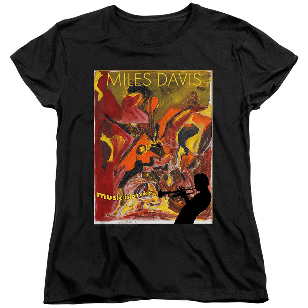 Women Exclusive MILES DAVIS T-Shirt, Addiction