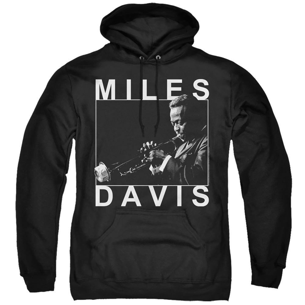 Premium MILES DAVIS Hoodie, Monochrome