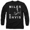 MILES DAVIS Impressive Long Sleeve T-Shirt, Monochrome